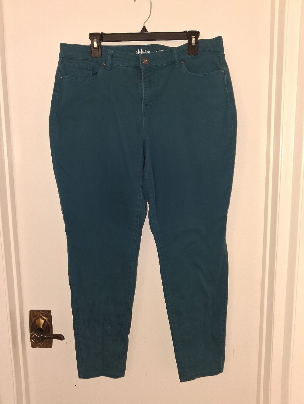 Style & Co. Teal Skinny Jeans
